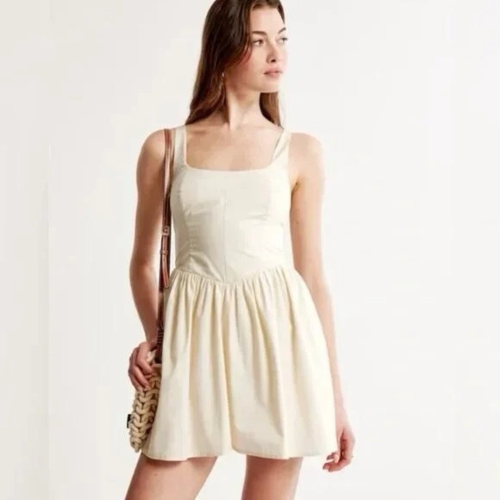 Abercrombie & Fitch Cream Mini Sundress - Picture 11 of 11